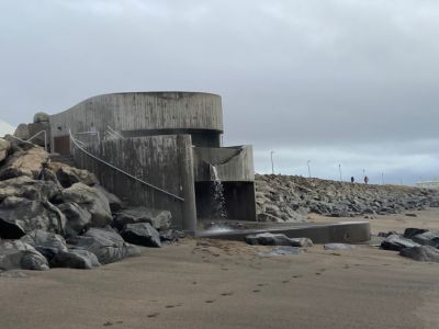Heißes Bad in Akranes