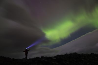 Unser erstes richtig sichtbares Polarlicht
