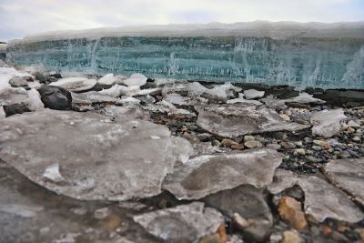 Eisscholle am Fjarasarlon